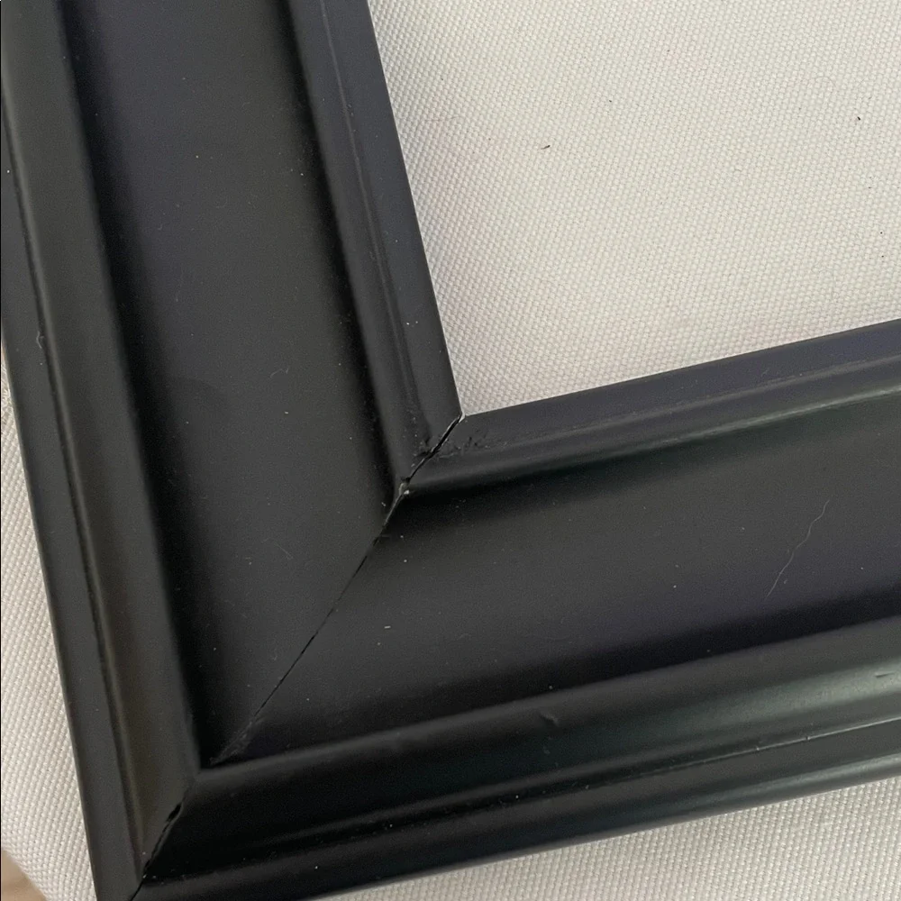 Solid Black Picture Frame Set of 3